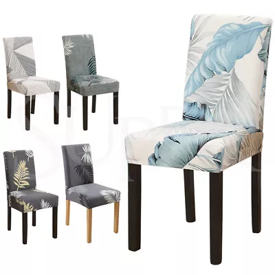 Stretch Dining Chair Covers Slipcover Spandex Wedding Cover Removable 1/4/6/8Pcs • $29.99
