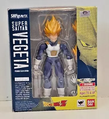 Bandai SH Figuarts Dragonball Z Super  Saiyan Vegeta Premium Color Edition • $40