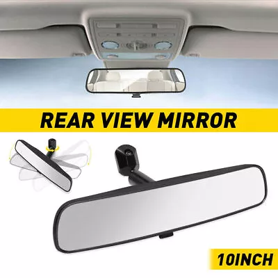 10  Black Rear View Mirror Interior On Car Replacement Day Night Universal • $13.97
