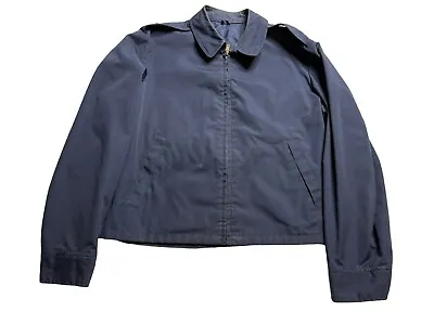 Military USAF AF Lightweight Blue Shade 1157 Jacket With Zip Men’s Size 44 XL • $28.79