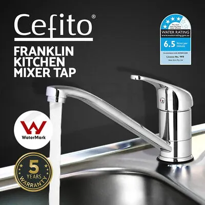 Cefito Kitchen Tap Mixer Taps Sink Basin Faucet Vanity Swivel Chrome • $43.95