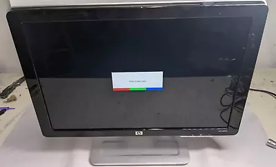 HP W2007 20  Widescreen LCD Monitor Built-in Speakers VGA DVI 1680x1050 • $25