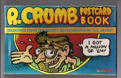 R Crumb Postcard Book 1992 G+ 2.5 (all Intact But Slight Warping) • $9.99