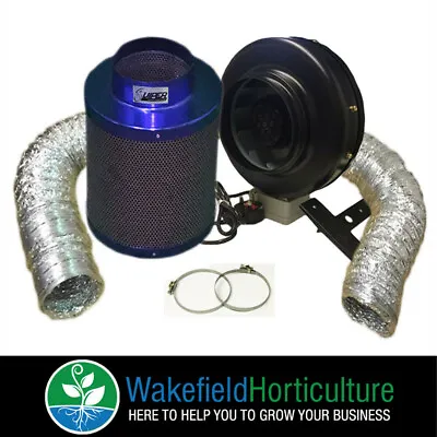 5  High Power Fan And 5 /300 Premium Viper Carbon Filter Kit • £105