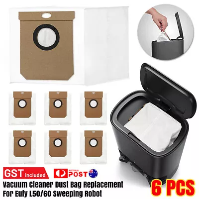 Dust Bags Sweeping Robot Accessories For Eufy L50 L60 Vacuum Cleaner 6 PCS • $27.12