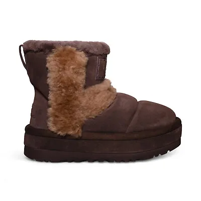 Ugg Classic Chillapeak Burnt Cedar Leather Sheepskin Women's Boots Size Us 9 New • $189.99