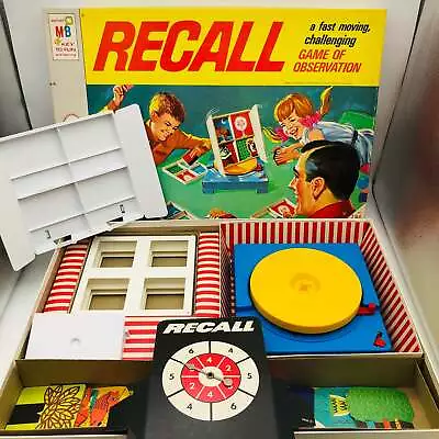 Vintage 1968 No. 4850 Milton Bradley Recall Game Of Observation • $37.88