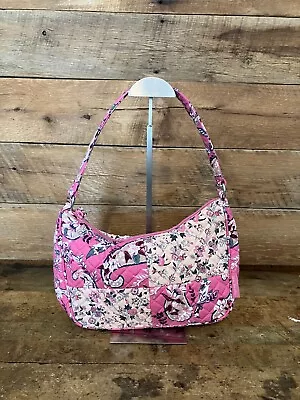 Vera Bradley Frannie Crescent Botanical Paisley Pink Patchwork Crossbody---NWT • $69.95