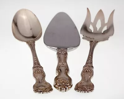 £239.52 • Buy Wallace Sterling Silver Fork, Spoon, And Cake Server Set