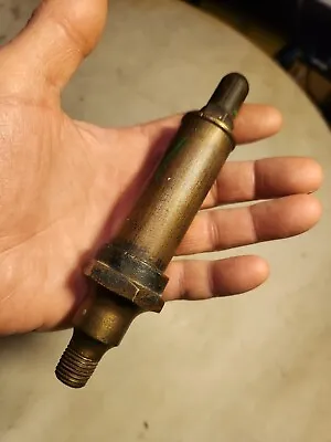 Antique Brass Steam Whistle Small No Name Engine Toy Hit Miss Boiler  • $95