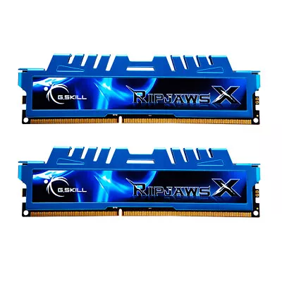 G.SKILL Ripjaws X 16GB 2x 8GB 240Pin DDR3 1600 PC3-12800U CL9 Desktop Memory UK • £26.39