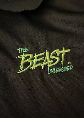 Rare! MonsterThe Beast Unleashed Nike Black Golf Shirt Size XL Great Condition • $29.99