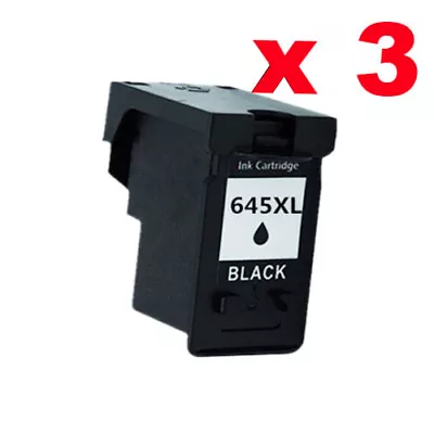 3 Compatible PG645 XL Ink Cartridges For Canon PIXMA MG2460/ MG2960/ MG2965 • $74.50