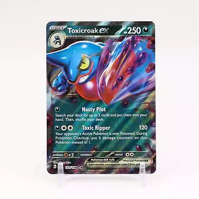Toxicroak Ex - 131/198 Scarlet & Violet Ultra Rare Pokemon - NM/MINT • $1.35