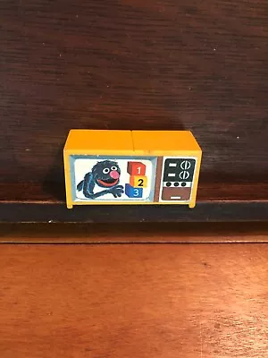 Vintage Fisher Price TV Little People Sesame Street Grover • $7.49