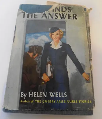 Vintage 1947 Vicki Barr Flight Stewardess Vicki Finds The Answer Book W DJ • $8.99