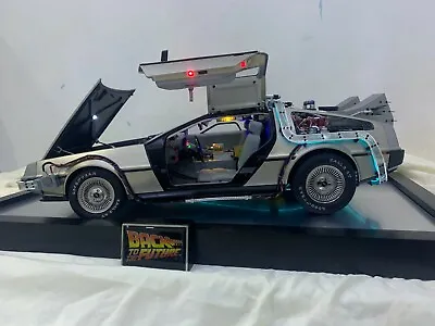 EAGLEMOSS BUILD THE BACK TO THE FUTURE DELOREAN BIG 1/8 Scale Custom Made Model • $2303.44