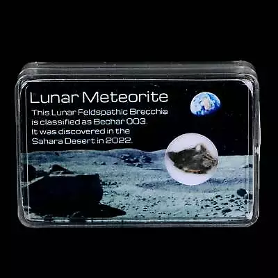 Moon Rock Lunar Meteorite Bechar 003 Algerian Sahara Desert Discovered 2022 • $47.99