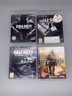 Call Of Duty Ps3 Bundle Cod Modern Warfare 2 Blackops Ghosts • £9.99