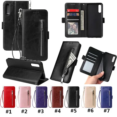 Case Retro Flip Leather Wallet Phone Cover For Samsung A750 A20S M30/A40S A10 • $9.79