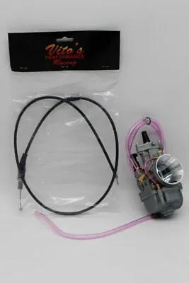 Yamaha Blaster 34MM 34 Mil Larger Carb Carburetor Kit With Vito's Cable PWK • $119.99