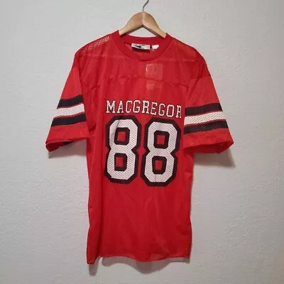 Vintage 1980's Red MacGregor Football Jersey Mens MEDIUM • $6