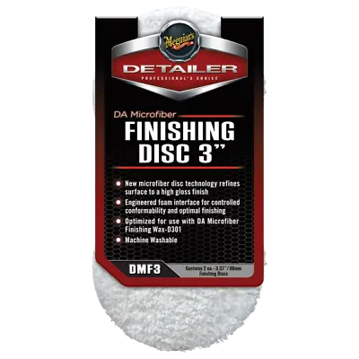 Meguiars DMF3 DA Microfiber Finishing Discs 3 Inch (2 Pack) • $17.11