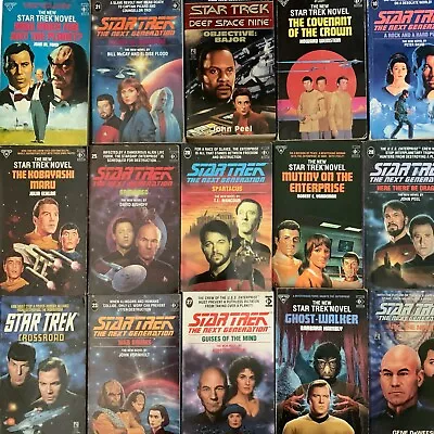 Star Trek Novel/ Book: The Original Series The Next Generation DS9 Guides Etc • £0.99