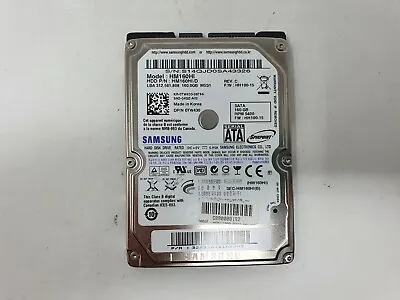 Samsung HDD Hard Disk Drive 160GB 2.5  Sata HM160HI/D For Samsung P500 Genuine • £14.99