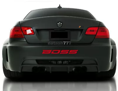 BOSS Vinyl Decal Sticker Racing Performance Sport Car Truck Bumper Emblem Logo  • $27.95