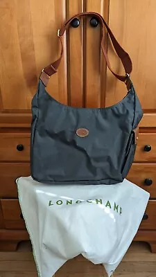 Longchamp Le Pliage Handbag Olive Green Nylon Tote Bag Medium W/Dust Bag *Used* • $39.99