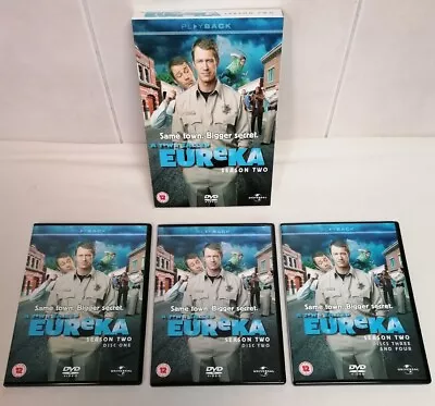 DVD - A Town Called Eureka Complete Season Two DVD Box Set PAL UK R2 • £2.55