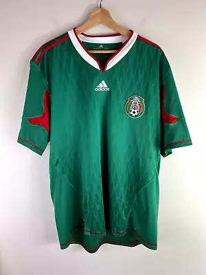 Mexico Jersey XL Adidas Home Green 2008 2009 Authentic Official Embroidered Mens • $69.99
