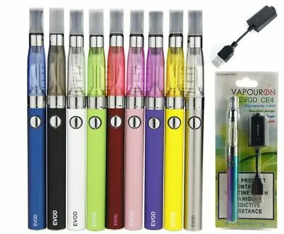 £7.69 • Buy E Cig Ce4 EGo-T Cigarette Shisha 1100mAh Battery Vape Pen Charger Atomiser Kit