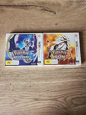Pokemon Moon + Sun Nintendo 3DS Video Game • $70