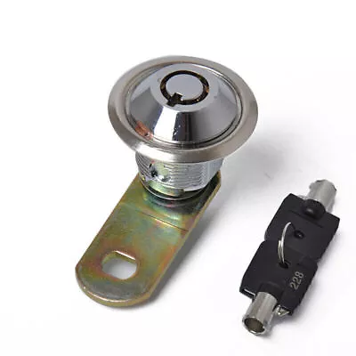 5/8  Tubular Cam Lock Cylinder For Cabinet Tool Box 180 Degree Turn Replacement • $9.93