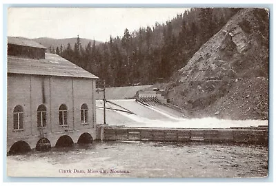 C1910 Mountain View Clark Dam Missoula Montana MT Antique Unposted Postcard • $29.95