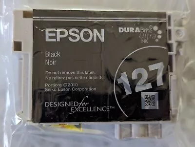 Epson T127 127 Black Ink Genuine New OEM Sealed Cartridge (ONE Cartridge) • $15