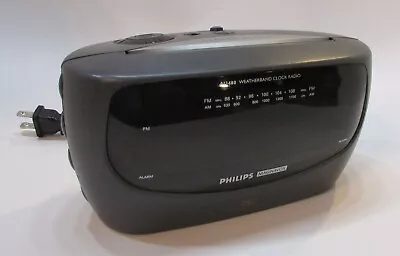 Good Working Philips Magnavox AJ3490 Weatherband Clock Radio Dual Alarm Clock • $30