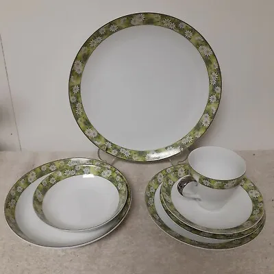 7pc Place Setting Mikasa Marianne Berry Cereal Bowl Dinner Salad Bread Plate Cup • $39.99