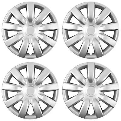 $53.99 • Buy SET OF 4 15  Hub Caps Full Wheel Covers Rim Cap Lug Cover Hubs 9 Spoke Slots NEW