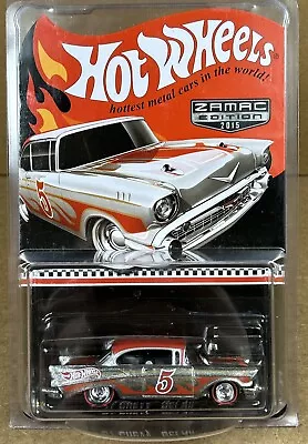 Hot Wheels RLC ‘57 Chevy Bel Air 2015 ZAMAC EDITION - NEW IN PROTECTOR • $39.99