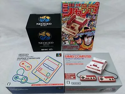 NEW Game Console 4 SET SNK NEOGEO Mini & Nintendo Classic Mini Family Computer • $686.60