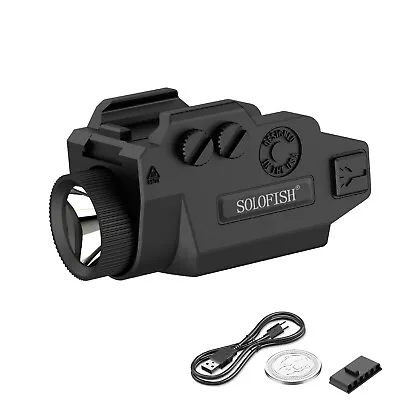 Tactical Flashlight Strobe Guns Light For Picatinny Rail Mounted Pistol Light • $22.99