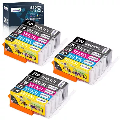 PGI580XXL CLI581XXL Ink Cartridge For Canon Pixma TS705 TR7550 TR8550 TS8150 Lot • £13.99