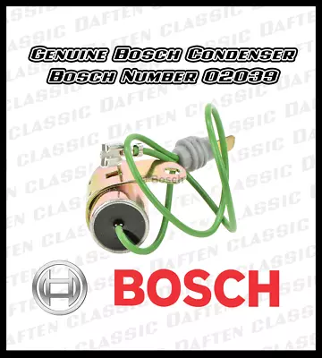 1968-70 VW Beetle AUTOSTICK Bosch 02039 Ignition Condenser Volkswagen Bug • $14.08