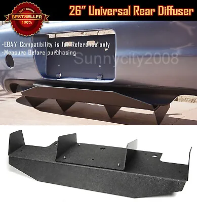 26  Bumper Wind Blade Splitter Spoiler Shark Fin Valence Diffuser Fit Mercede • $66.93