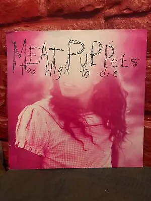 Rare Meat Puppets Too High To Die Promo Advertising Record Poster SFAA • $35.99