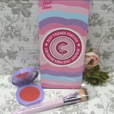 Half Caked Best Friends Forever In Bloom Blush Duo Fiber Brush Set New In Box • $12.50
