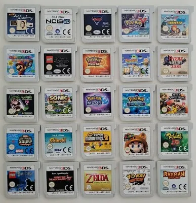 Nintendo 3DS Games - Cartridge Only - Pokemon Mario Zelda Disney Tetris Lego • $12.99